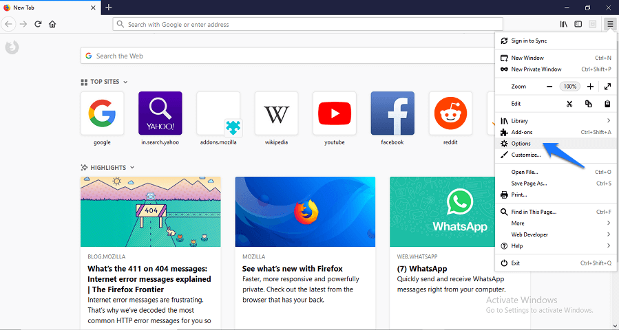 How To Change Firefox Background